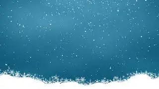 Snow, Blue Christmas background | HD Relaxing Screensaver