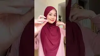 Ini simple banget buat daily, cobain yuk tutorial pashminanya  