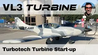 VL3 Evolution Turbine 🚀 Start-up - first Microlight/LSA with turbine engine - RunUp - jet feeling