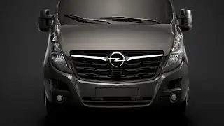 3D Model Opel Movano L2H3 Van 2020 at 3DExport.com