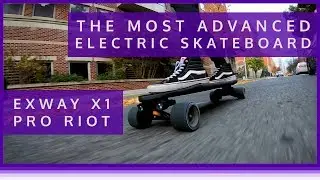 The Most Advanced Electric Skateboard - Exway X1 Pro Riot | Eskate Reviews