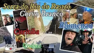 Blumenau, Serra do Rio do Rastro, Corvo Branco, Balneário Camboriú, Curitiba, 3 dias de moto!!!