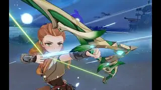 Aloy Gameplay Genshin Impact PC