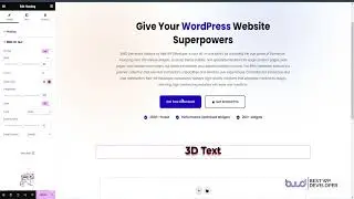 Transform Your Website with Eye-Catching 3D Text! | BWD Elementor Addons