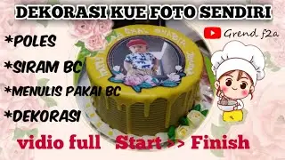 kue ultah foto sendiri