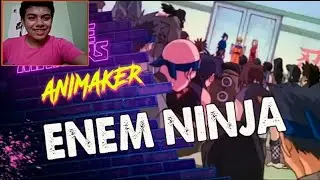 REACT NARUTO - ENEM NINJA (ANIMAKER#12) | Voice Makers