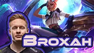 Broxah (Qiyana) queen of the jungle Best moments LOL #highlights