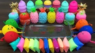 Making Slime with Funny Balloons ! Mixing Makeup, Clay and More into Slime !! Satisfying Slime 