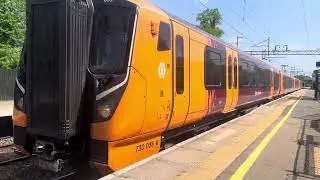 CLASS 730 DEPARTS HEMEL WITH 2 CUTE DEPOT WHISTLES AND GUARD TONES!