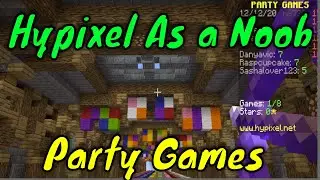 Playing Hypixel Party Games as a Noob