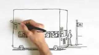 Animation de dessins sur papier