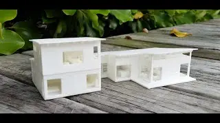 📐 Diorama of 3D Printed Model – Revit to 3D Print (2014 University Project)