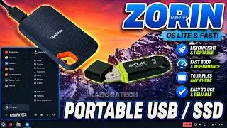 How to create a portable Linux Zorin USB drive