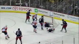 Dwayne Roloson Amazing Glove Save on Nash 3/27/2010
