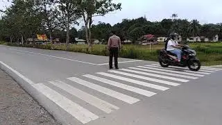 Pengaturan Lalin oleh Piket Polsek Beduai