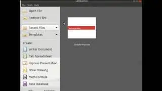Introduction to LibreOffice Impress-English