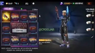 New double vector gun skin l Free fire new event (Singapore)
