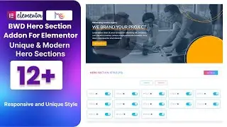 BWD Hero Section Elementor Addon Customization Tutorial: Create Stunning Hero Sections in Minutes!