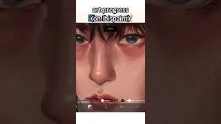 My ✨️PAINTING PROCESS✨️ on IBISPAINT #ibispaintx #ibispaint #shorts