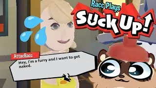 Playing Suck Up but it's EXTREMELY CURSED 💦【Suck Up! Full playthrough part 2】#indiegame #vtuber