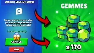 FREE GEMS! BEST CREATOR CODE in Brawl Stars😱