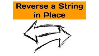 Reverse a String in place with Javascript