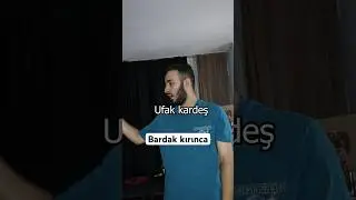When you break a glass, people in the house