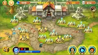Castle TD 2-3 HARD, 3 STARS!! Walkthrough