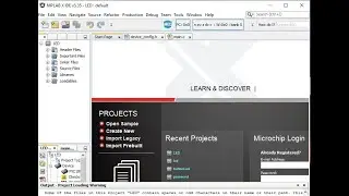 MPLAB-X with XC8 and Proteus simulation for PIC18F45