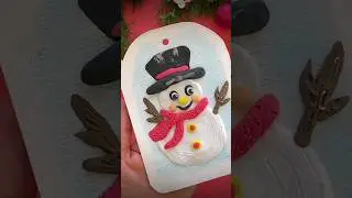 ЛЕПИМ СНЕГОВИКА из пластилина☃️НОВОГОДНИЕ ПОДЕЛКИ своими руками💫 