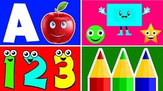 Preschool Learning Videos For 3 Year Olds | Kindergarten Learning Videos | Learning For 3 Year Olds