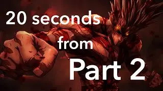 20 seconds from part 2 of Garou vs Darkshine animation