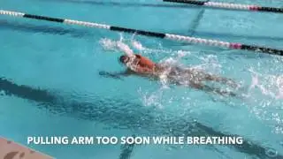 Slow Motion Freestyle Breathing Mistake Beginners