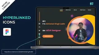 Making Clickable Icons (Hyperlinked) in Figma | SemiKolan