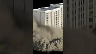 Destruction Fx || Blender RBD Simulation | RBDLab Addon #shorts #blender #blender3d #b3d
