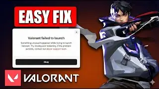 How To Fix Valorant / LOL Failed To Launch | Something Unusual Happened While Trying To Launch