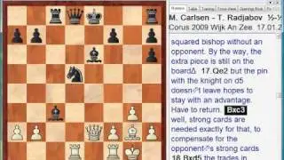 Carlsen-Radjabov Corus 2009