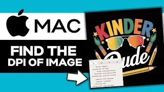 How to Know DPI of Image on Mac