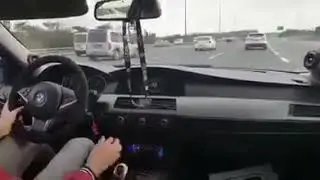 Real life GTA car driving
