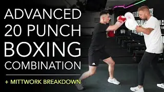 Must Know 20-Punch Boxing Combination Mittwork Breakdown with Defense
