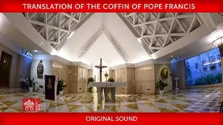 Translation of the coffin of Pope Francis to St. Peter's Basilica, April 23, 2025