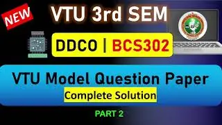 DDCO Model Question paper solutions Q5 to Q10 | Part 2