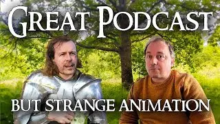 Experimental Podcast animation with Jason Kingsley CBE the Modern Knight