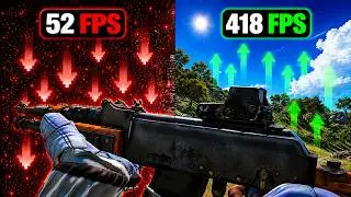 HOW TO INCREASE FPS in Rust | BEST PVP SETTINGS