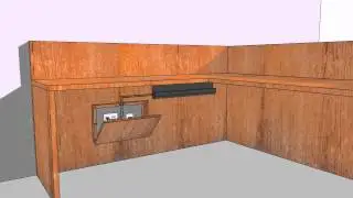 Cable access door in modesty panel