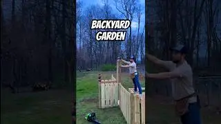 How to build a GARDEN in your backyard full video #shorts #short