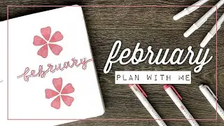 PLAN WITH ME || February 2022 Bullet Journal Setup - minimalistic + easy