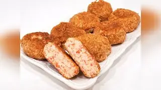 КОТЛЕТЫ из КРАБОВЫХ ПАЛОЧЕК / CUTLETS from CRAB STICKS