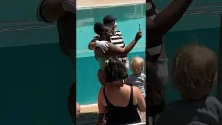 Can’t miss best moment 😂👏 Mime Seaworld Tom #seaworldmime #funny #tomthemime
