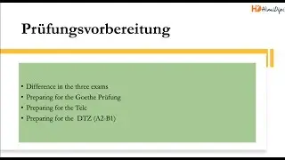 B1 Prüfungen: Goethe, Telc oder DTZ?? Unterschiede
